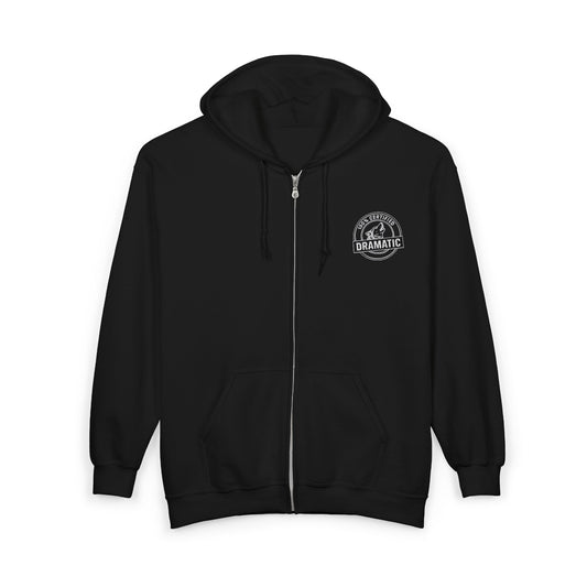 100% Certified Dramatic Husky Zip Hoodie