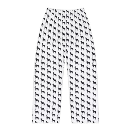 Black Husky Pattern Pajama Pants (Women's)