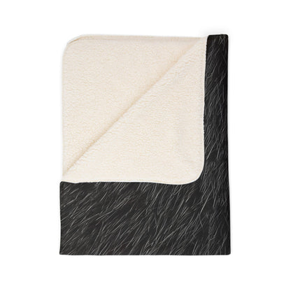 Husky Hair Sherpa Blanket