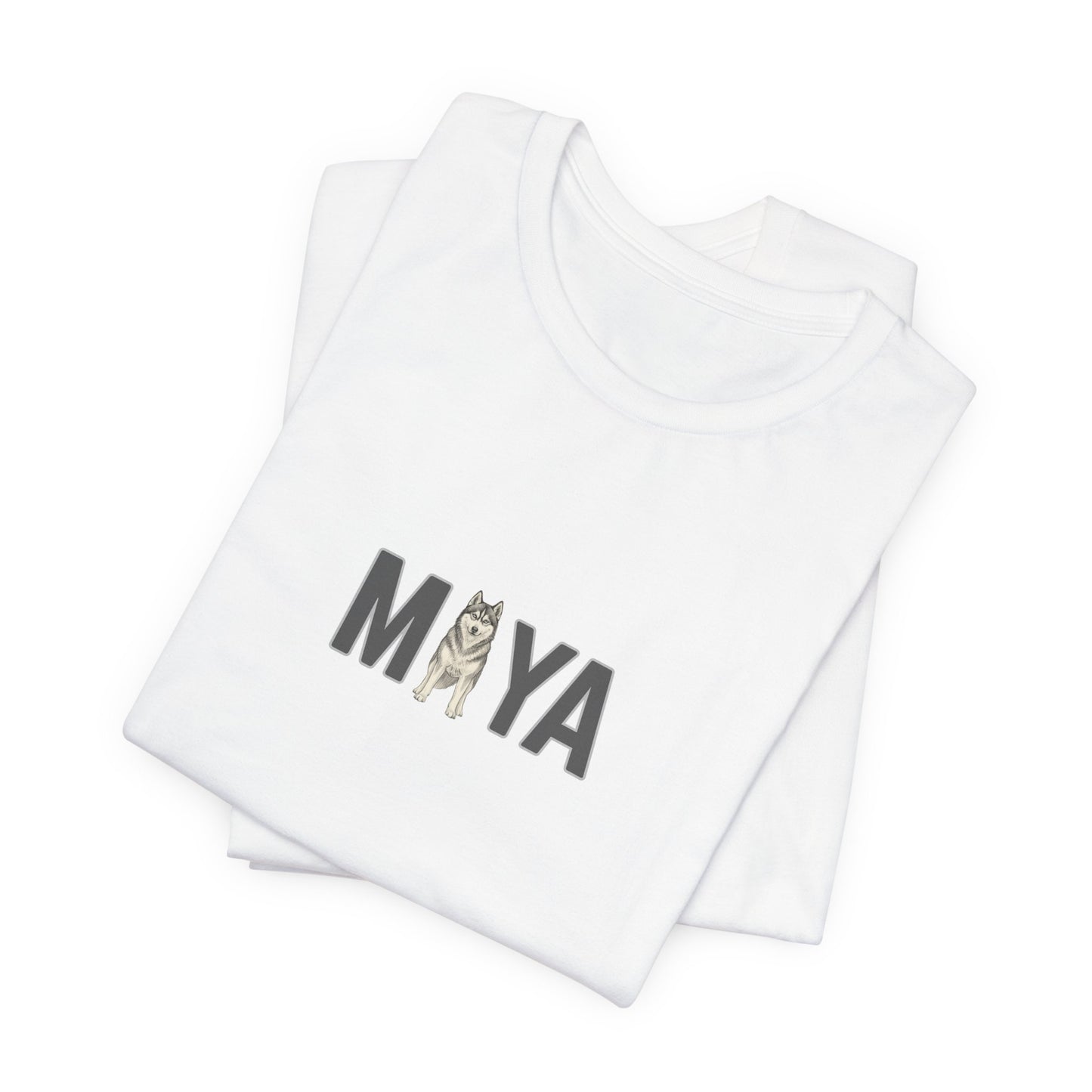 Maya Husky Letter T-Shirt