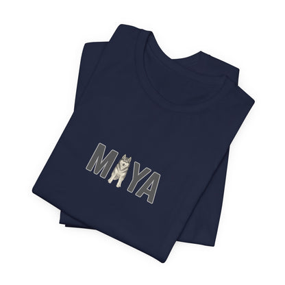 Maya Husky Letter T-Shirt