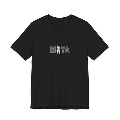 Maya Husky Letter T-Shirt