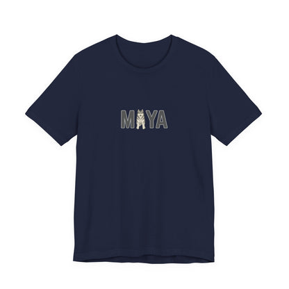 Maya Husky Letter T-Shirt