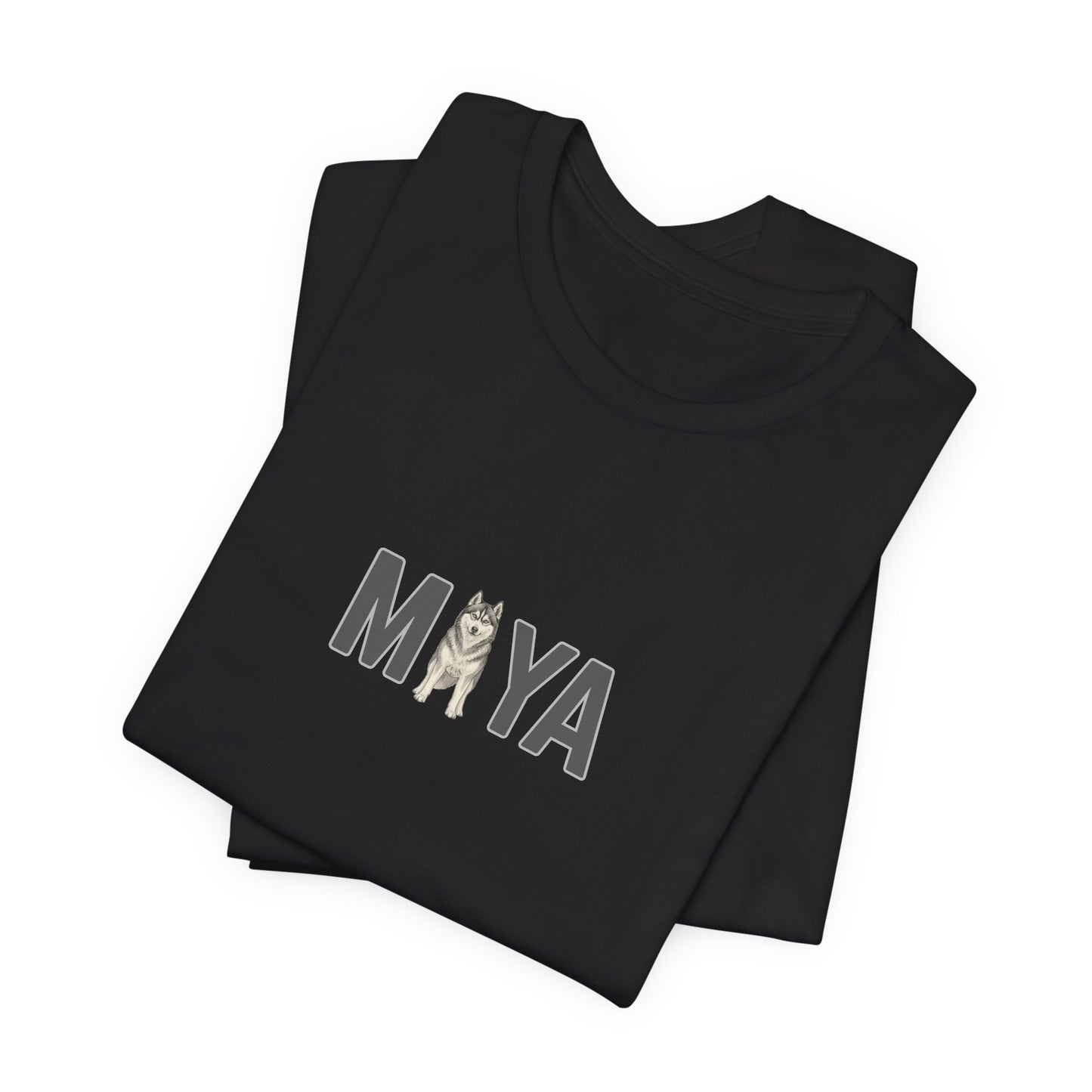 Maya Husky Letter T-Shirt