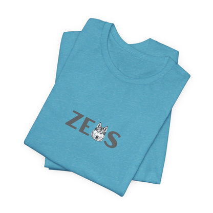 Zeus Husky Letter T-Shirt