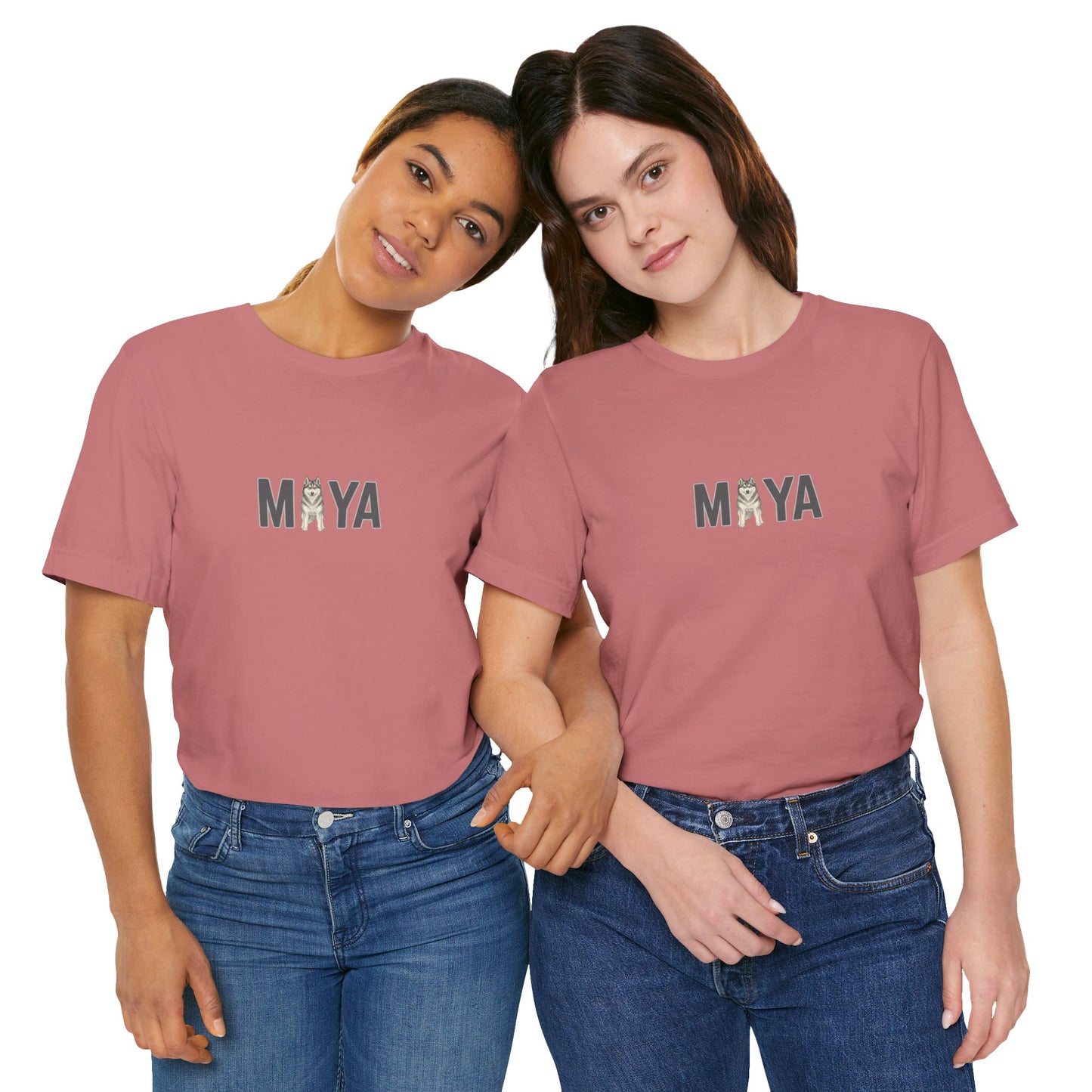 Maya Husky Letter T-Shirt