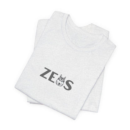 Zeus Husky Letter T-Shirt
