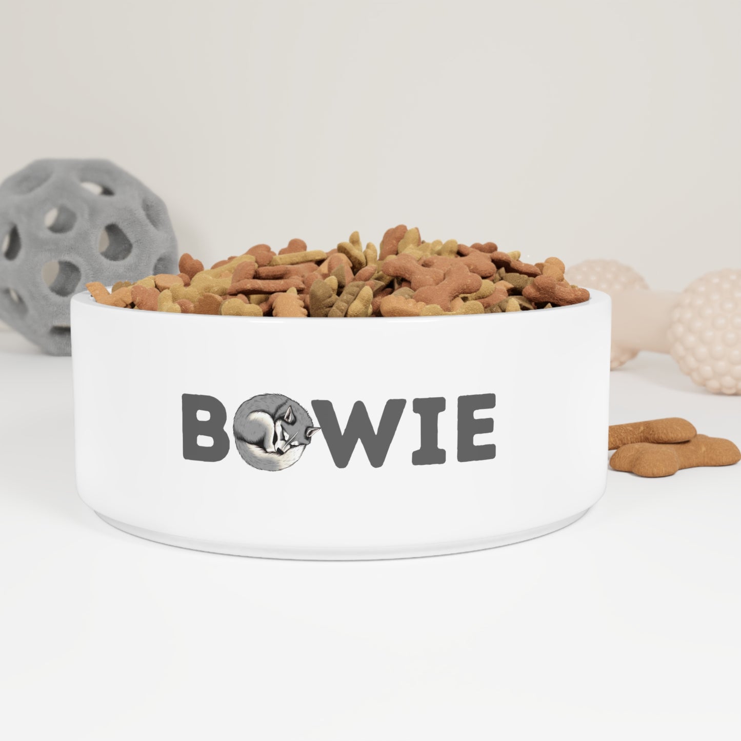 Bowie Husky Letter Pet Bowl
