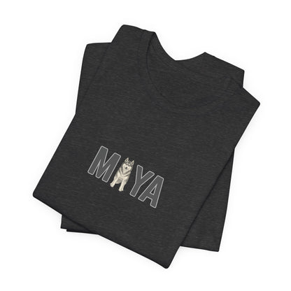 Maya Husky Letter T-Shirt