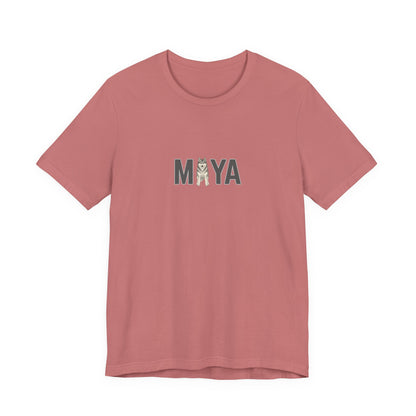 Maya Husky Letter T-Shirt