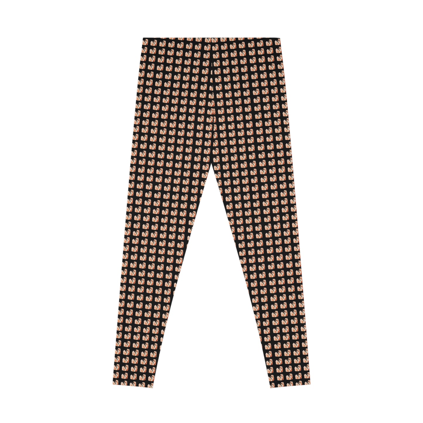 Red Husky Pattern Leggings