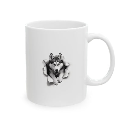 Husky Breakout Coffee Mug