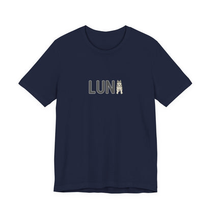 Luna Husky Letter T-Shirt