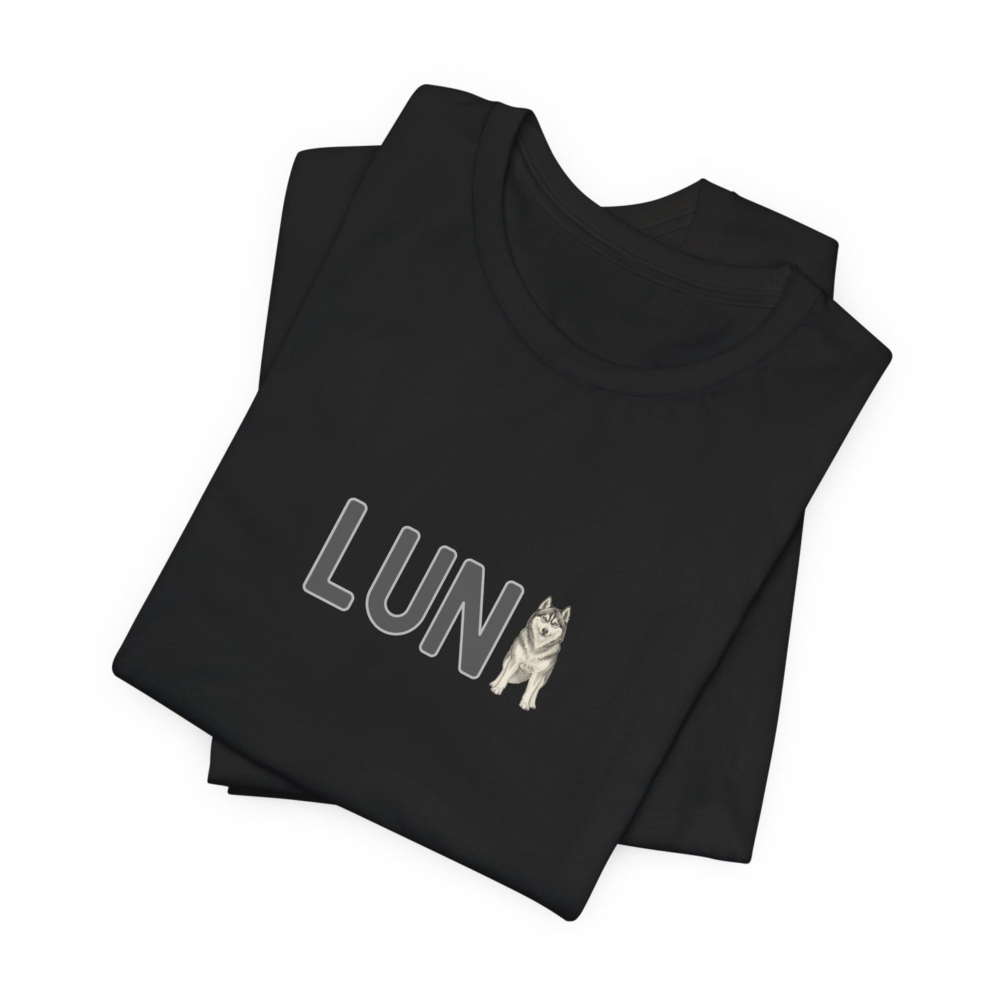 Luna Husky Letter T-Shirt