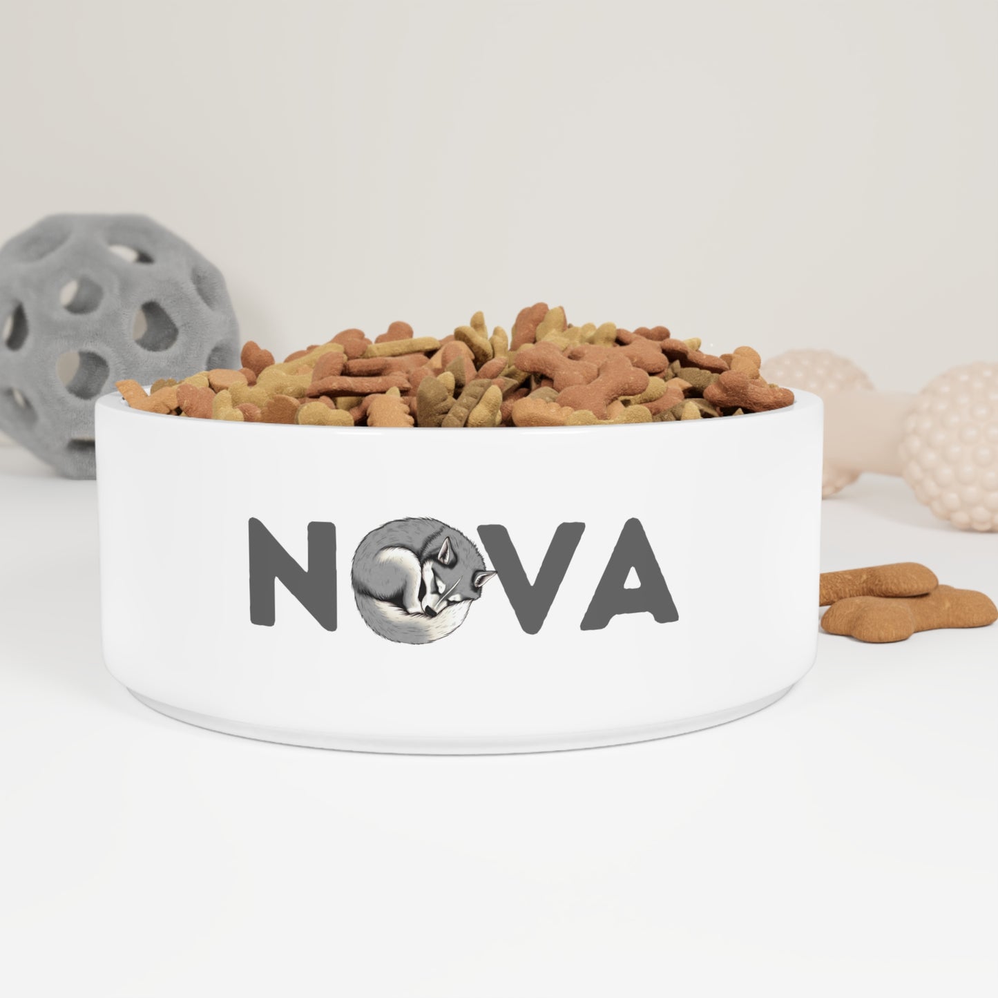 Nova Husky Letter Pet Bowl