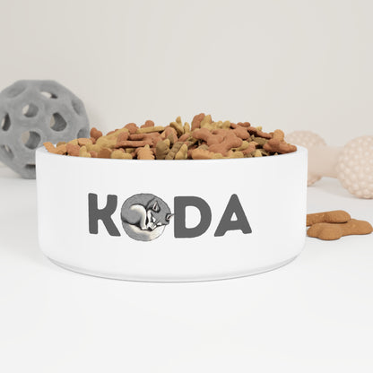 Koda Husky Letter Pet Bowl