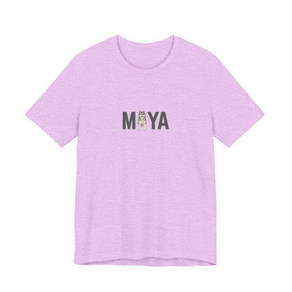 Maya Husky Letter T-Shirt