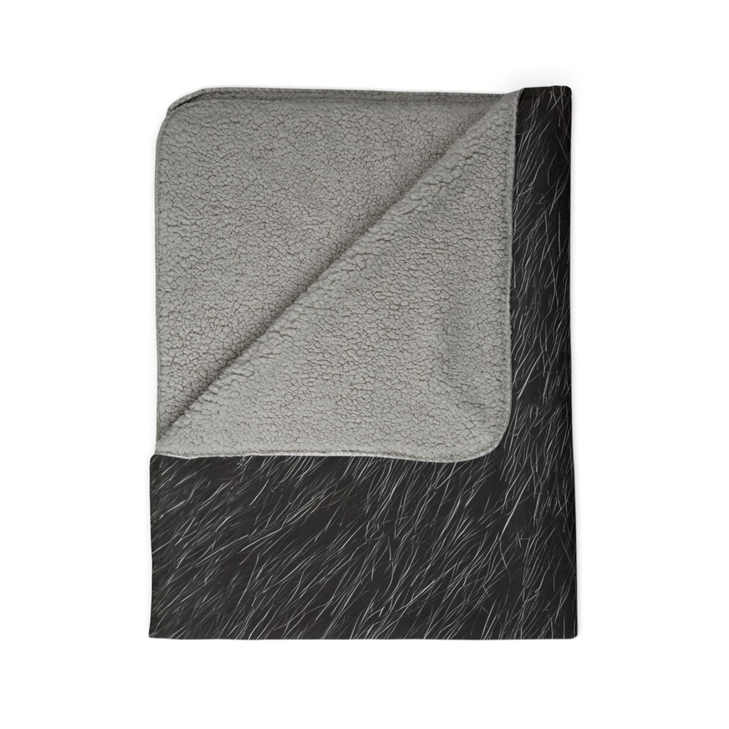Husky Hair Sherpa Blanket