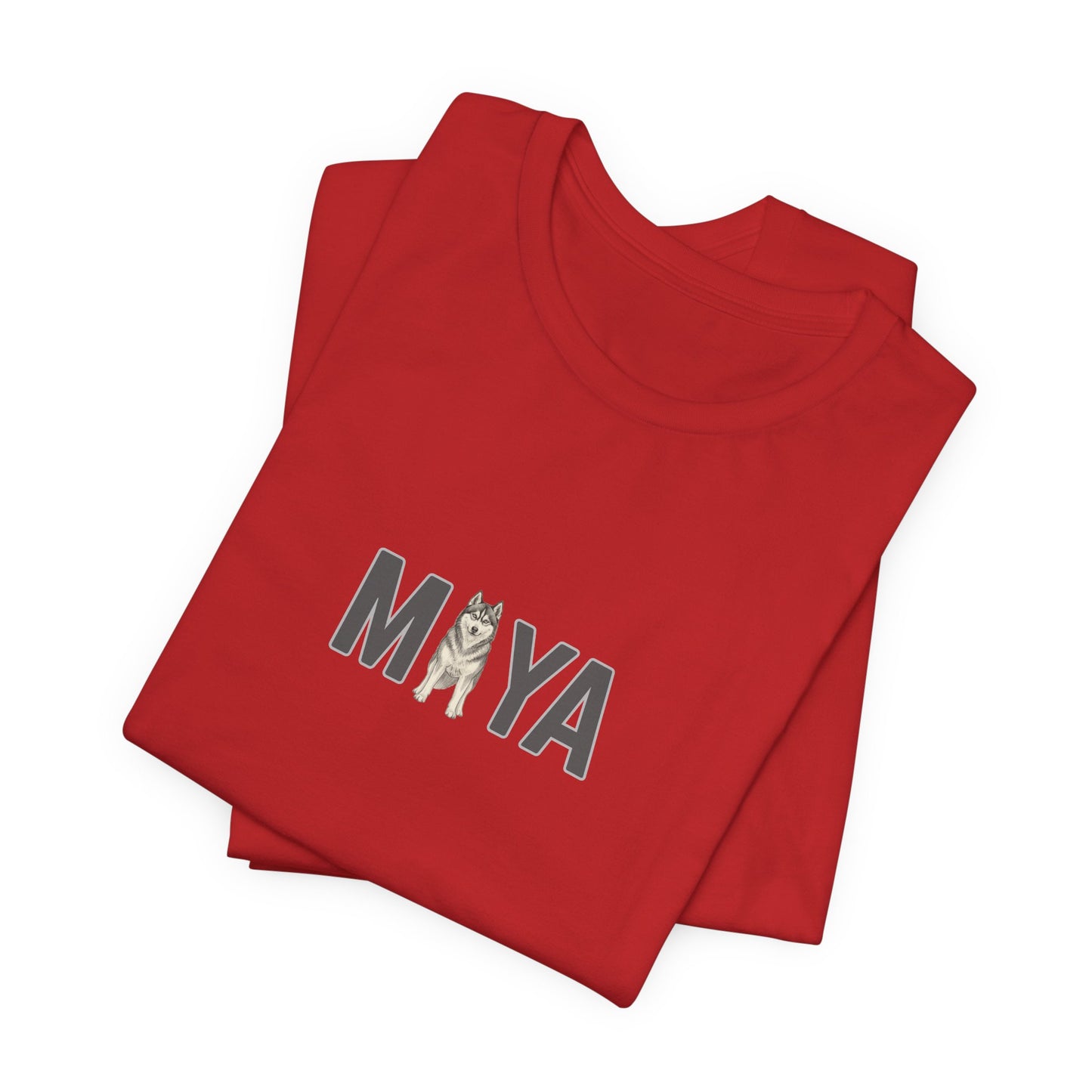 Maya Husky Letter T-Shirt