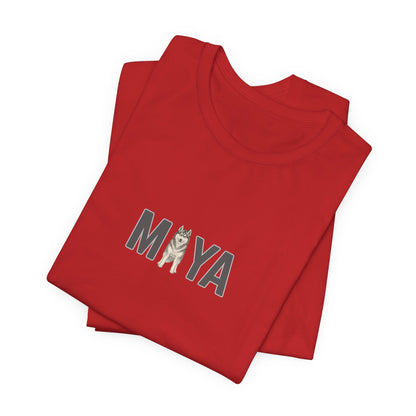 Maya Husky Letter T-Shirt