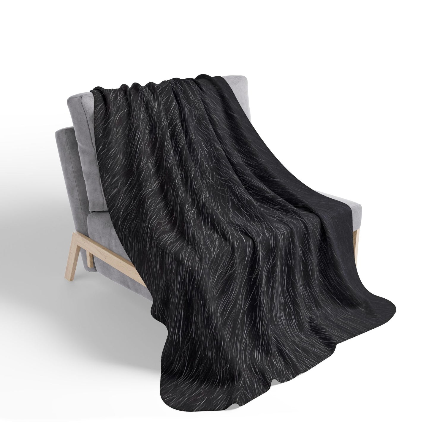 Husky Hair Sherpa Blanket