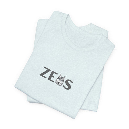 Zeus Husky Letter T-Shirt