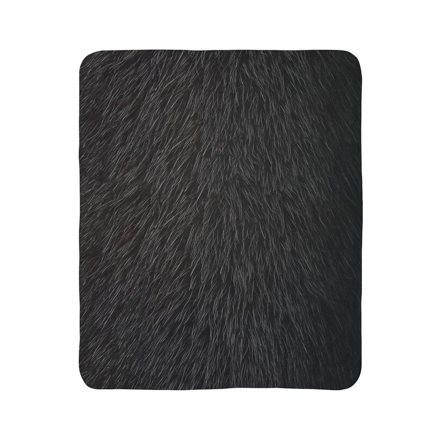 Husky Hair Sherpa Blanket