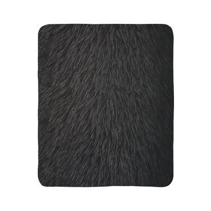 Husky Hair Sherpa Blanket