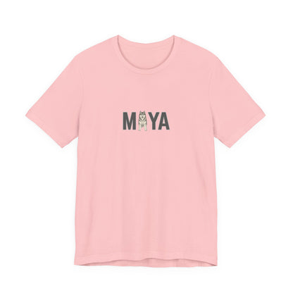 Maya Husky Letter T-Shirt