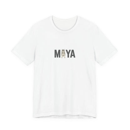 Maya Husky Letter T-Shirt