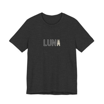 Luna Husky Letter T-Shirt